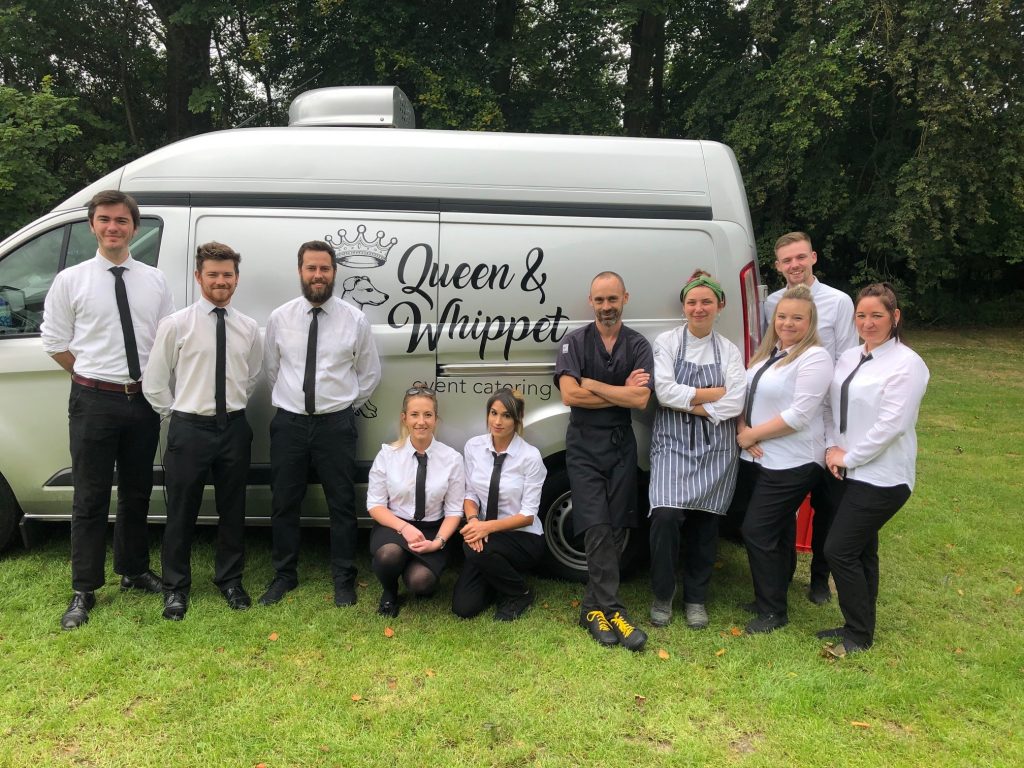 Queen and Whippet Bristol Catering team